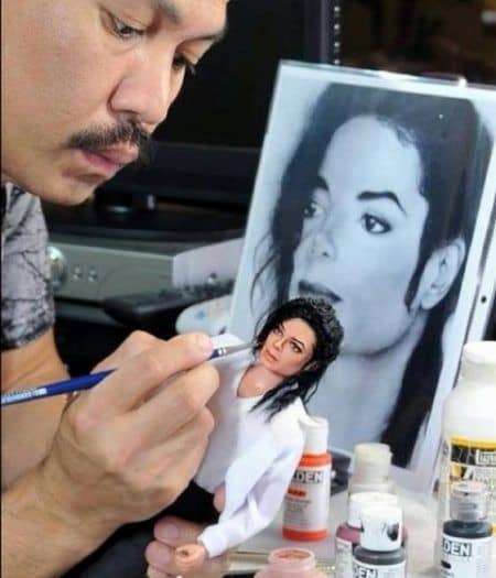 ノエル・クルズ Noel Cruz マイケル・ジャクソン 人形 リペイント