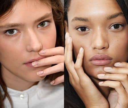 グリッター・キューティクル ロダルテ Rodarte 2017 Spring ランウェイ ネイル