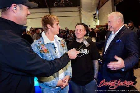 ジャスティン・ビーバー Justib Bieber 愛車フェラーリ オークション