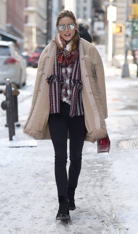 オリヴィア・パレルモ　Olivia Palermo　冬　ファッション　コーデ