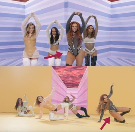 リトル・ミックス　タッチ　MV  修正　批判　Little Mix Touch Photoshop Fail