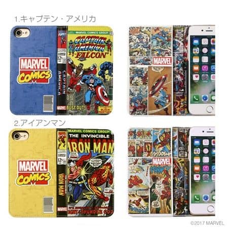 マーベル　スマホケース　アイアンマン　Marvel  Ironman Captain America 