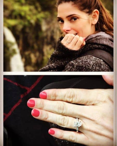 アシュリー・グリーン　Ashley Greene　婚約　指輪