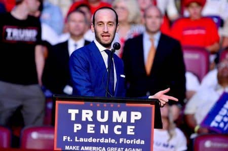 ドナルド・トランプ　スピーチライター　スティーブン・ミラー　応援演説