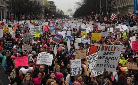 女性のマーチ　Women's March　ワシントン