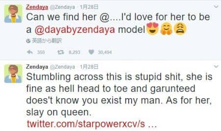 ゼンデイヤ　Zendaya　ネットいじめ　ツイート