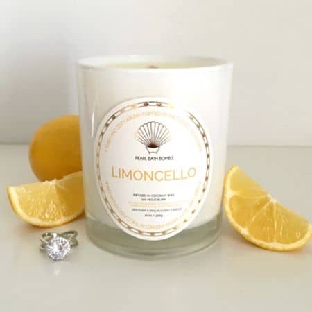 キャンドル Candle 指輪 サプライズ プレゼント Pearl Bath Bombs 安全 リモンチェッロ