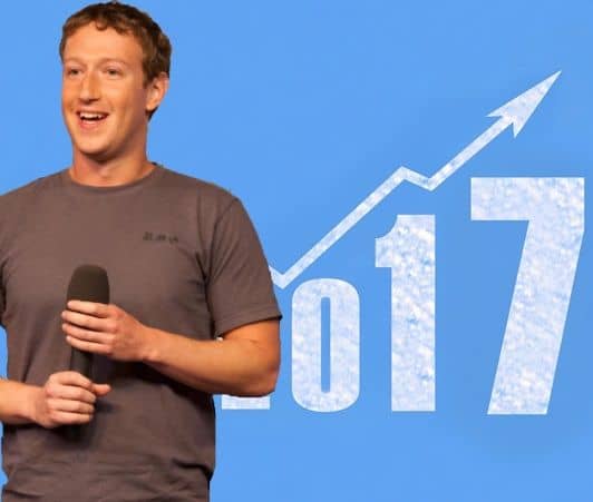 マーク・ザッカーバーグ Mark Zuckerberg フェイスブックCEO 2017年株価アップ