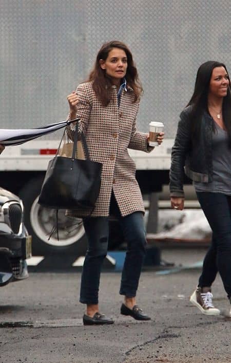 Katie Holmes　ケイティ・ホームズ　オーシャンズ8　Ocean's Eight　カメオ出演　ゲスト　フェミニズム　メットガラ　撮影現場