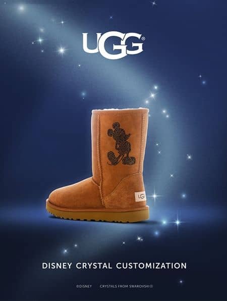 アグ　UGG　ディズニー　スワロフスキー　カスタマイズ　無料　大阪　阪急梅田　ムートンブーツ　ブーツ　キャラクター　イベント