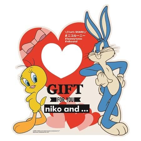 ルーニー・テューンズ　Looney Tunes　ニコアンド　nico and...　メリーチョコレート　コラボ　トゥイーティー来店　チョコレート　雑貨　バレンタイン　バックス・バニー　プレゼント