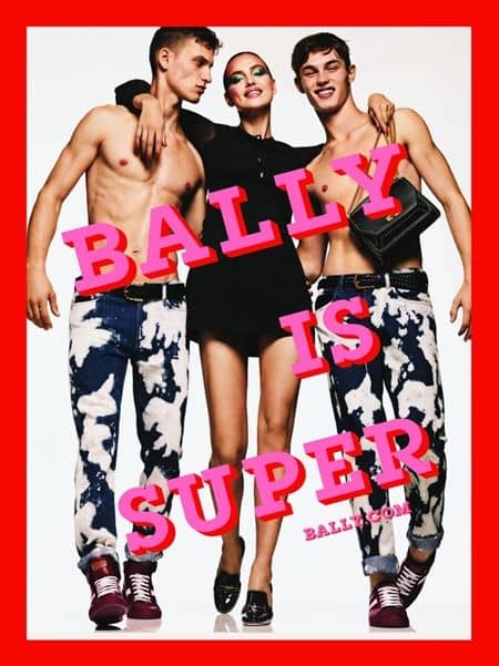 バリー　Bally　イリーナ・シェイク　Irina Shayk　広告　キャンペーン　モデル　2017年春夏　80年代　メイク　ファッション　かわいい　セレブ　海外