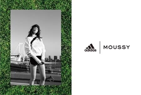 アディダス　adidas マウジー　Moussy　コラボ　新作　おしゃれ