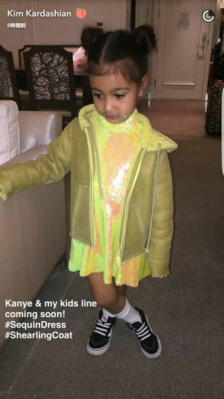 キム・カーダシアン　Kim kardashian　カニエ・ウェスト　 Kanye West　アパレル　キッズライン　近日公開　ノース・ウェスト　North West　娘　デザイン　モデル　注目