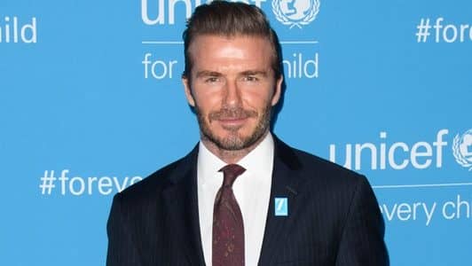 デヴィッド・ベッカム　ユニセフ70周年イベント UNICEF's 70th Anniversary Event