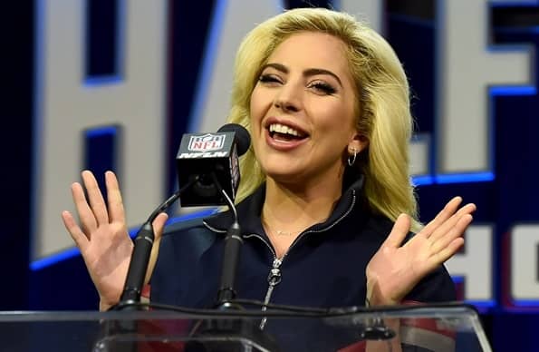 レディー・ガガ 第51回スーパーボウルハーフタイムショー 記者会見 レディー・ガガ