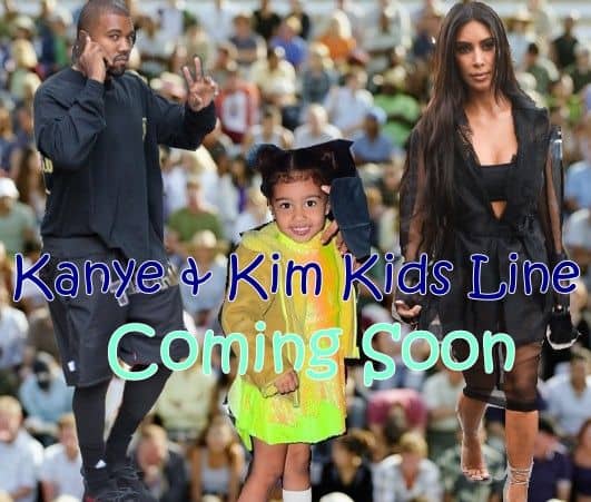 キム・カーダシアン　Kim kardashian　カニエ・ウェスト　 Kanye West　アパレル　キッズライン　近日公開　ノース・ウェスト　North West　娘　デザイン　モデル　注目　黄色　近日公開
