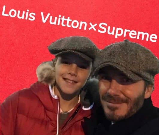 クルス・ベッカム　Cruz Beckham　ルイ・ヴィトン　Louis Vuitton　シュプリーム　Supreme　コラボ　未発表　フーディ　パーカ　特別　争奪戦　人気　話題