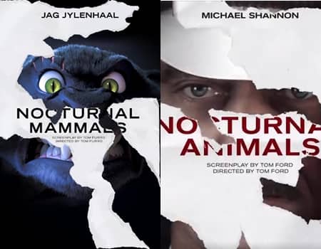 アカデミー賞　ズートピア　パロディーポスター　オスカー　キャラクター　ノクターナル・アニマルズ　ノクターナル・ママルズ