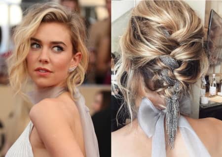 チェーンブレイズ　新ヘアトレンド　編み込みヘア　ヴァネッサ・キービー 　女優　ＳＡＧアワード