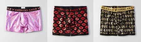 アメリカンイーグル　アウトフィッターズ　バレンタイン　メンズ　下着　America Eagle Outfitters Valentine Mens Underwear Campaign