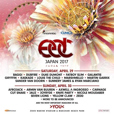 EDC　EDM　フェス　ラインアップ