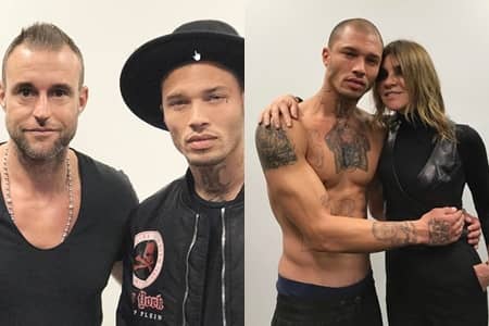 NY　ファッションウィーク　2017　秋冬　フィリップ・プレイン　Philipp Plein　ジェレミー・ミークス　Jeremy Meeks　カリーヌ・ロワトフェルド　Carine Roitfeld