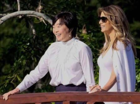 メラニア・トランプ　Melania Trump　安倍昭恵　交流　