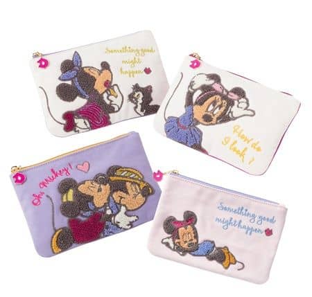 ミニーマウス メイクポーチ　PLAZA MINiPLA Minnie Mouse Makeup Bag