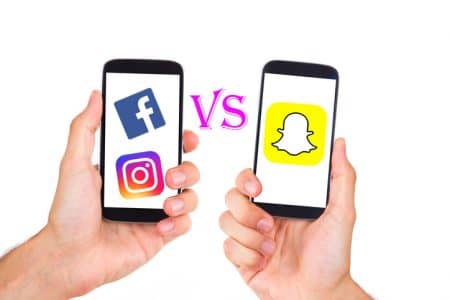 フェイスブック Facebook スナップチャット Snapchat インスタグラム Instagram SNS