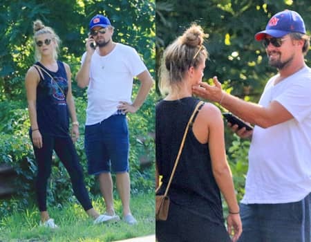 ニーナ・アグダル　Nina Agdal　レオナルド・ディカプリオ　Leonardo Dicaprio