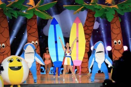 2015　スーパーボウル　Super Bowl　ケイティ・ペリー　Katy Perry　ハーフタイムショー　パフォーマンス