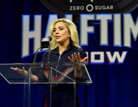 レディー・ガガ　Lady Gaga　スーパーボウル　Super Bowl　プレス　記者会見　2017