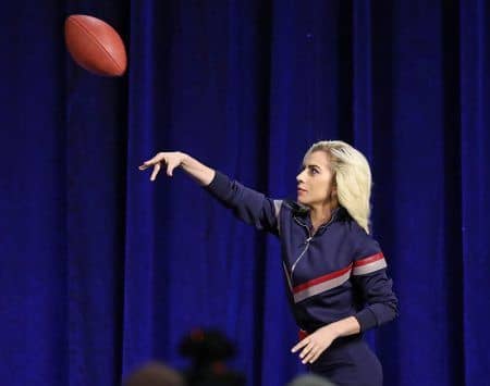 レディー・ガガ　Lady Gaga　スーパーボウル　2017　プレス　記者会見