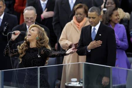 ビヨンセ　Beyonce　オバマ大統領就任式　2期目　2013　口パク