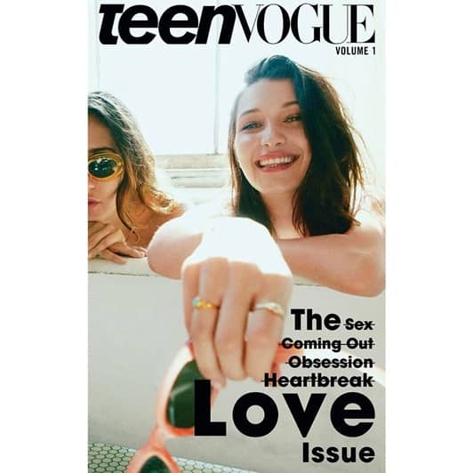 ベラ・ハディッド　Teen Vogue Bella Hadid