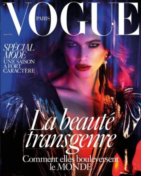ヴァレンティナ・サンパイオ Valentina Sampaio VOGUE ヴォーグ パリ フランス 表紙
