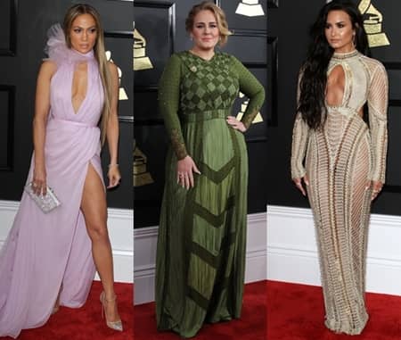 第59回　グラミー賞　Grammy Awards　2017年　レッドカーペット　着用ドレス　ブランド　