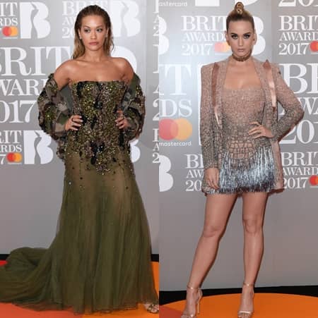 第37回 ブリット・アワード Brit Awards 2017 レッドカーペット ドレス 着用ブランド 早出し いち早く公開