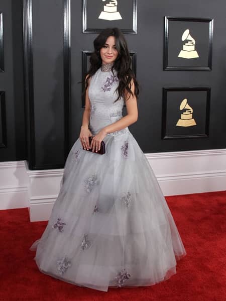 カミラ・カベロ　Camila Cabello　第59回　グラミー賞　2017年　レッドカーペット　着用ドレス　ブランド　