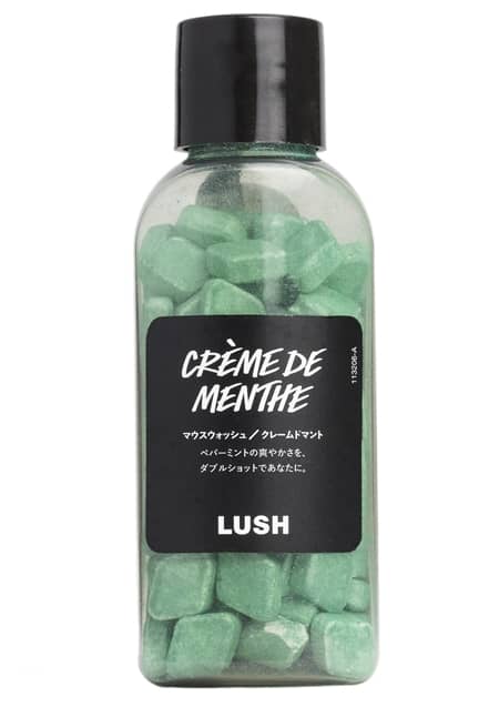 ラッシュ　Lush　マウスウォッシュ　噛み砕く　3月3日　発売　クレームドマント　口内　綺麗　清潔　歯ブラシいらず
