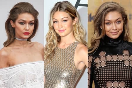 ジジ・ハディッド　Gigi Hadid　分け目イメチェン