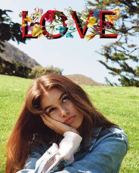 ケンダル・ジェンナー　Kendall Jenner　カメラ発明記念日　3月19日　Loveマガジン　フォトグラファー　カメラマン　モデル　撮影　カイア・ガーバー