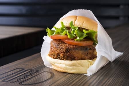 シェイクシャック　Shake Shack　シュルームバーガー　'Shroom Burger　ベジタリアン　ハンバーガー　マッシュルーム　チーズ　ヘルシー　