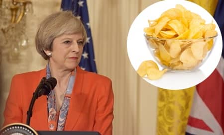 テリーザ・メイ イギリス首相 レント中にポテトチップスを断つ