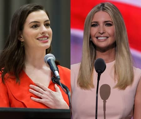 アン・ハサウェイ イヴァンカ・トランプ Anne Hathaway Ivanka Trump