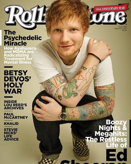 エド・シーラン　テイラー・スウィフト　Rolling Stone誌