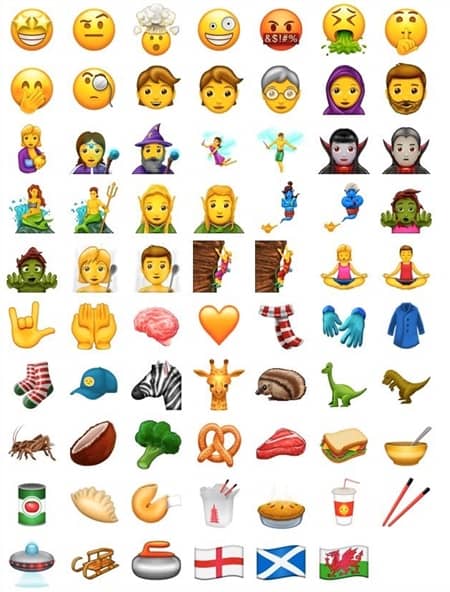 iPhone 絵文字 新追加 emoji new