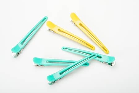 ヘアピン　分け目イメチェン