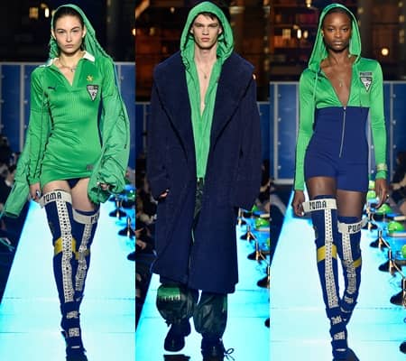 フェンティ プーマ バイ リアーナ　FENTY PUMA by Rihanna 　パリ　コレクション　フランス国立図書館　新学期　テーマ　人気　注目　リアーナ　クリエイティブデレクター　2017年秋冬コレクション　制服　裏側　